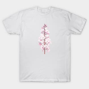 cherry blossom ink and watercolor 3 T-Shirt